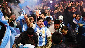 Joy in Argentina’s streets after Copa win