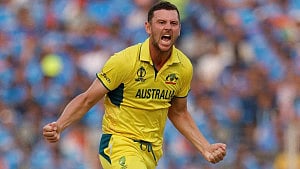 Hazlewood 'on track' to start T20 World Cup