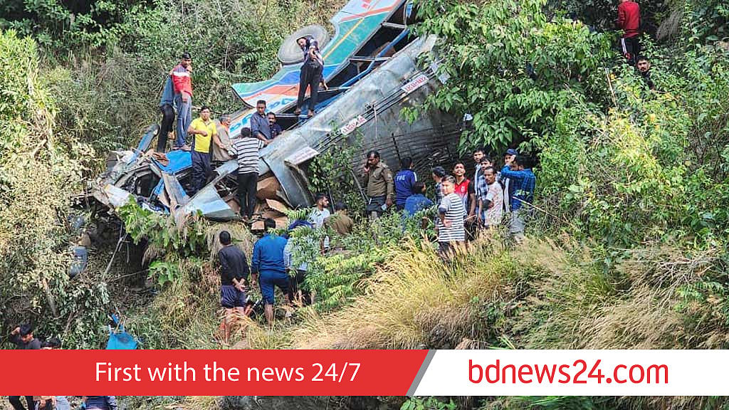36 dead as bus falls into gorge in India’s Uttarakhand