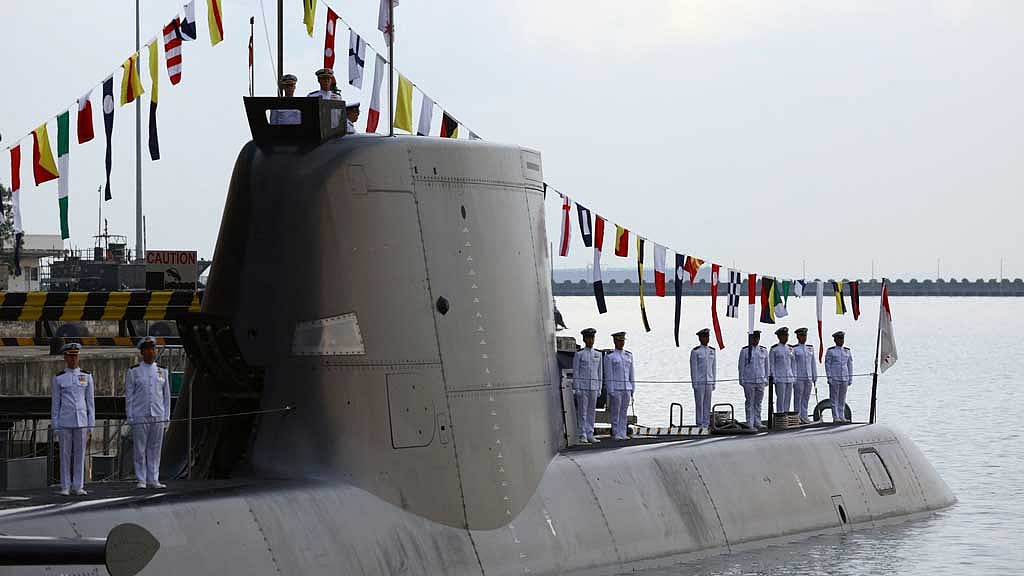 A view of RSS Impeccable during a commissioning ceremony of the Republic of Singapore Navy’s first and second Invincible-class submarines Invincible (INV) and Impeccable (IPB) at the Changi Naval Base in Singapore Sept 24, 2024. REUTERS/Edgar Su