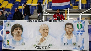 Argentina cancels games after death of Pope