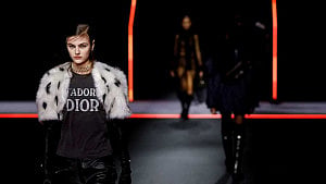 Dior shows fall fashion collection in Kyoto temple