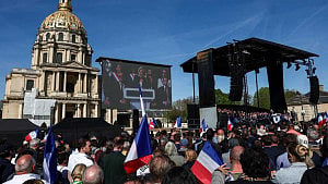 Le Pen evokes spirit of Martin Luther King Jr