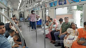 Metro rides add a spark of Eid joy for Dhaka families