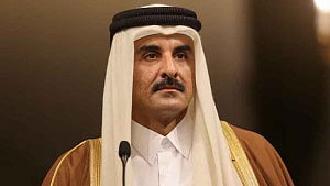 Qatar emir arrives in Moscow for talks with Putin