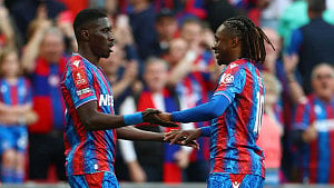 Sarr, Eze send Palace soaring past Villa into FA Cup final