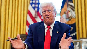 In first 100 days, Trump tells migrants 'leave the US'
