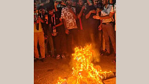 Effigy of BNP's Fazlur burnt over Uprising remarks
