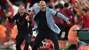 Slot wowed by Liverpool late show in PL opener