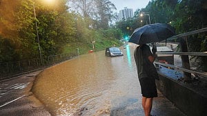 Heaviest August rain batters Hong Kong since 1884