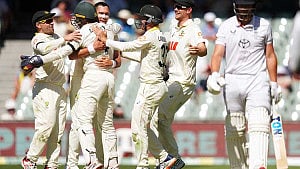 Australia 17-1, lead England by 102 runs