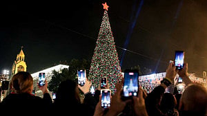 As Christmas lights return to Bethlehem, Palestinians look for hope