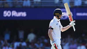 Crawley hits fighting 76 for Ashes redemption