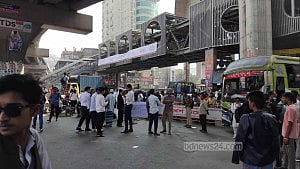 Road blockade over death of student Sakib in clash