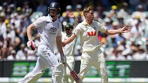 Cummins, Lyon put Australia on brink of Ashes win