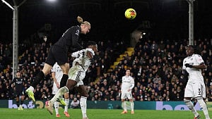 Haaland makes history as Man City edge Fulham