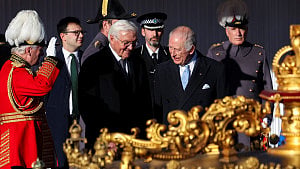 King Charles welcomes German president to UK