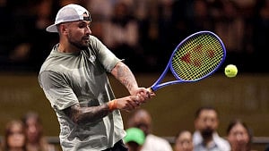 Kyrgios beats Sabalenka in 'Battle of the Sexes' showdown