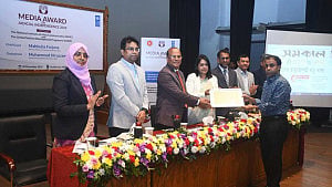 Abu Saleh Rony gets NIMCO–UNDP Media Award