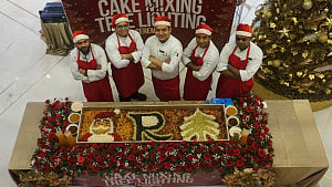 Cake mixing, tree lighting mark holiday kickoff at Renaissance Dhaka