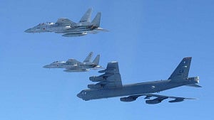 US bombers join Japanese jets in show of force