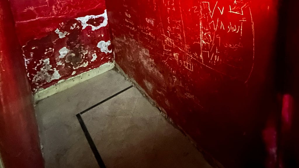 This cell was located in the basement of the Khateeb detention centre, which was run by an intelligence branch under former Syrian President Bashar al-Assad, in Damascus, Syria Dec 17, 2024. REUTERS