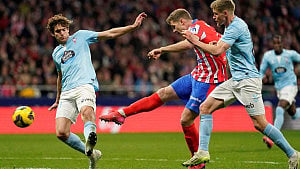 Sorloth rescues 10-men Atletico in draw with Celta Vigo