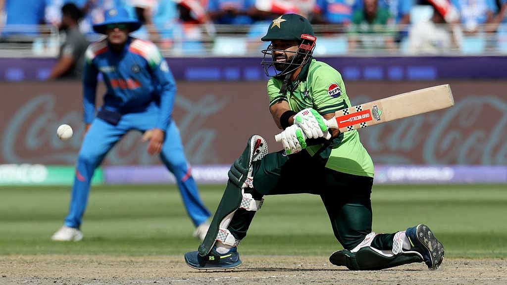 ICC Men's Champions Trophy - Group A - India v Pakistan - Dubai International Stadium, Dubai, United Arab Emirates - February 23, 2025 Pakistan's Mohammad Rizwan in action. REUTERS/Satish Kumar