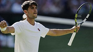 Alcaraz survives Wimbledon scare