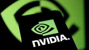 Asian shares up on Nvidia high