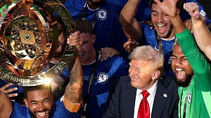 Trump grabs spotlight at Chelsea CWC celebration