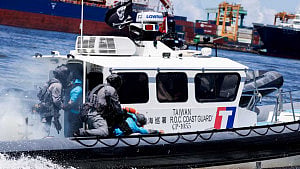 Taiwan coast guard, military drill to face China's 'grey zone' threat