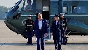 Heading to NATO, Trump questions mutual defence