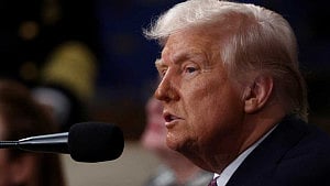 Trump touts relentless start to term in speech to Congress