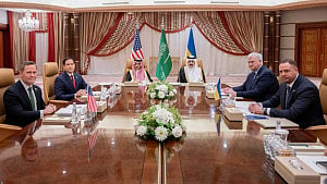 US, Ukraine hold Jeddah talks after drone attack on Russia