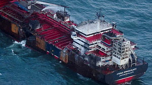 Man arrested over UK tanker crash