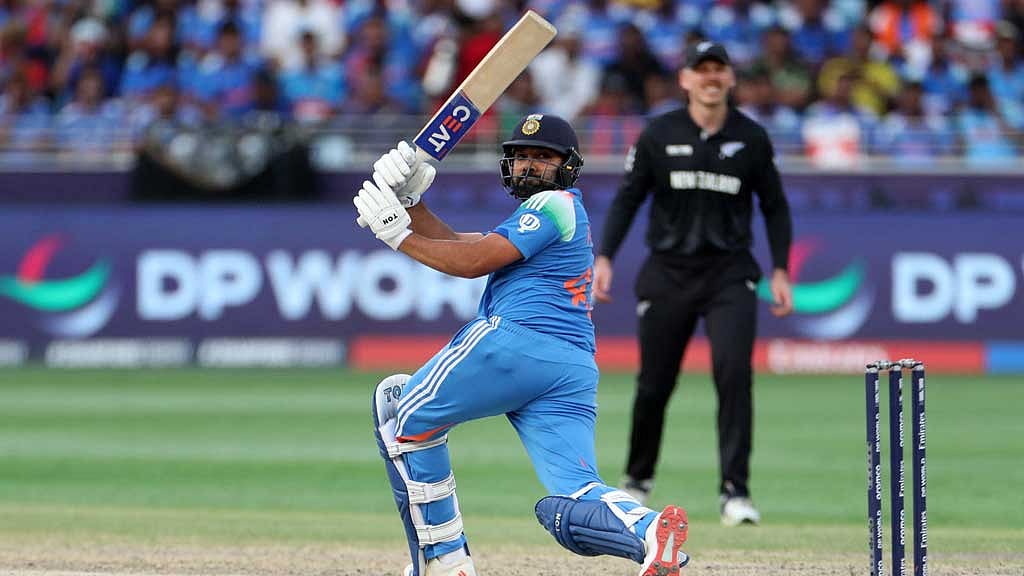 ICC Men's Champions Trophy - Final - India v New Zealand - Dubai International Stadium, Dubai, United Arab Emirates - March 9, 2025 India's Rohit Sharma in action REUTERS/Satish Kumar