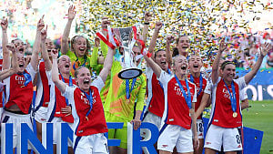 Arsenal stun Barca to win Women's Champions League