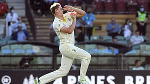 Green eyes Shield to warm up bowling arm