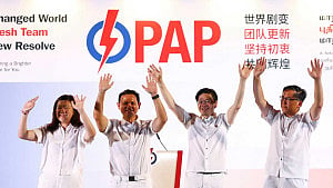 Singapore's ruling party set for big election victory