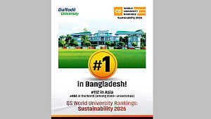 DIU tops Bangladesh in QS Sustainability Rankings 2026