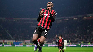 Milan edges Lazio to go top of Serie A