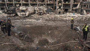 Russian barrage on Kyiv kills 7