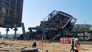 3rd body recovered after S Korea power plant collapse