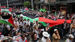 Tens of thousands attend pro-Palestinian rally in Sydney