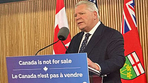 Ontario premier provokes Trump's ire with Reagan ad