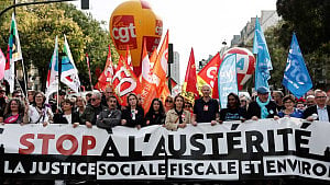 Thousands protest in France over spending cuts