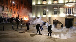 Clashes in Georgia as ruling party says it won polls
