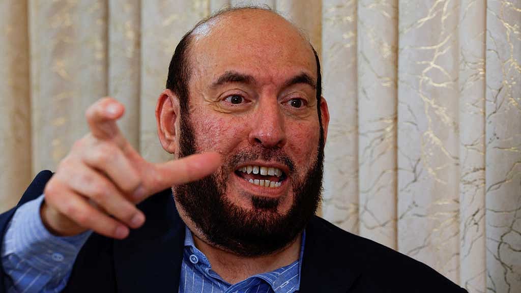 Hamas senior official Mohammed Nazzal speaks during an interview with Reuters, in Doha, Qatar, October 15, 2025. REUTERS