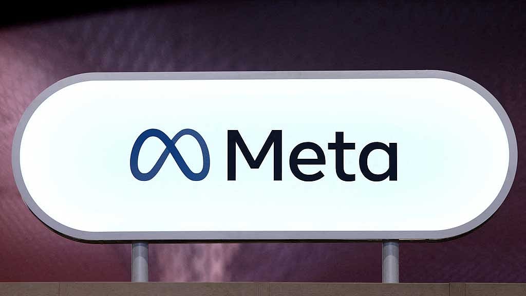 The logo of Meta is seen at Porte de Versailles exhibition center in Paris, France, Jun 11, 2025. REUTERS